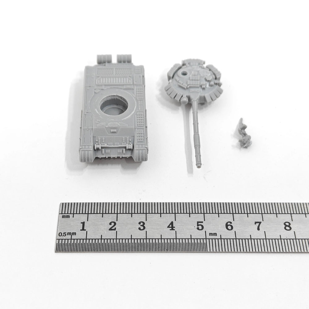 1/144 Cold War Soviet T-72BM Main Battle Tank, Resin Model Vehicle Kit, Unassembled and Unpainted