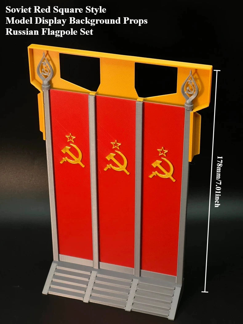 1/12 Cold War Soviet Red Square, Resin Model Diorama Kit, Unassembled and Unpainted