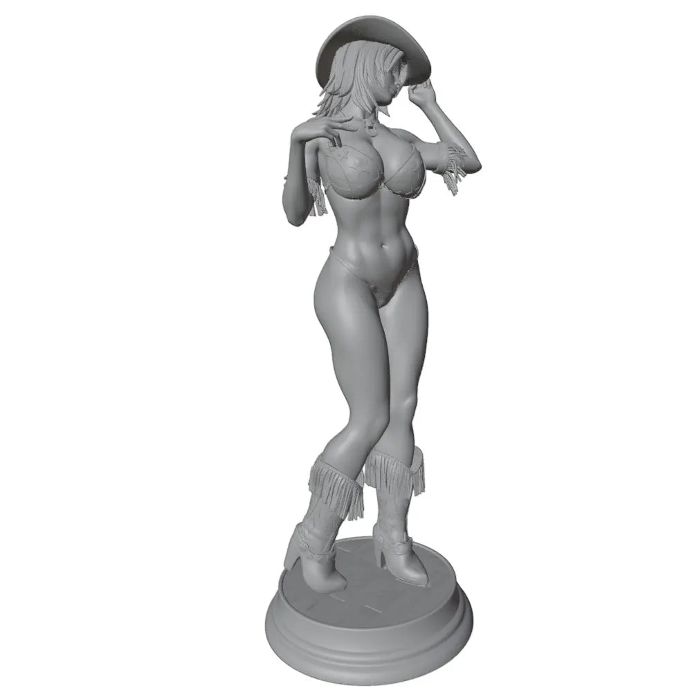 1/24 Pin-Up Warrior Girl, Resin Model Figure Kit, Unassembled and Unpainted
