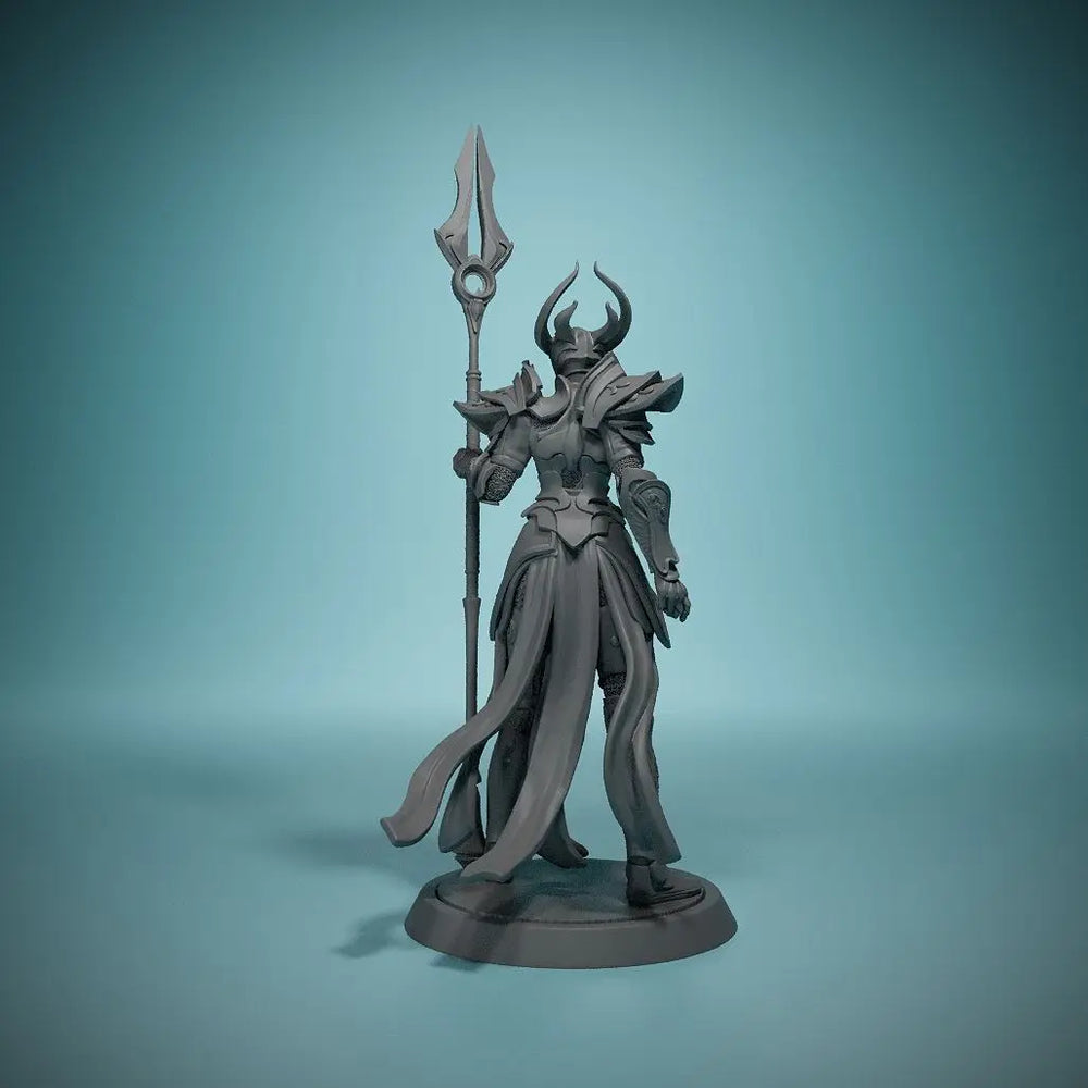32mm Celestial Realm Guardians, 2 Figures, Resin Model Figure Kit, Fantasy Theme, Unassembled and Unpainted