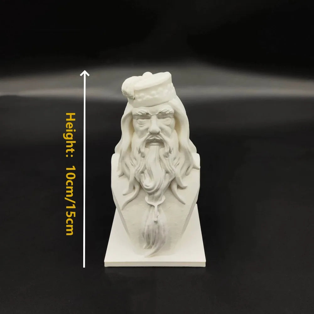 150mm Albus the White Wizard, Resin Model Bust Kit, Fantasy Theme, Unassembled and Unpainted
