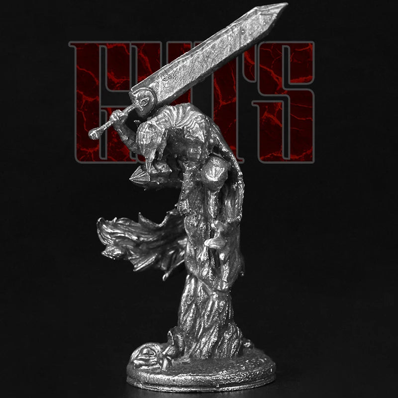 Sorceress with Raised Greatsword, Resin Model Figure Kit, Fantasy Theme, Unassembled and Unpainted