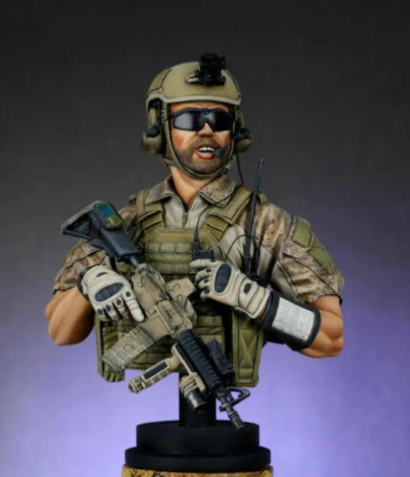1/9 Modern Special Forces Soldier, Resin Model Bust Kit, Unassembled and Unpainted
