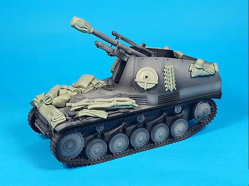 1/35 WWII German Sd.Kfz. 124 Wespe, Resin Model Vehicle Kit, Unassembled and Unpainted