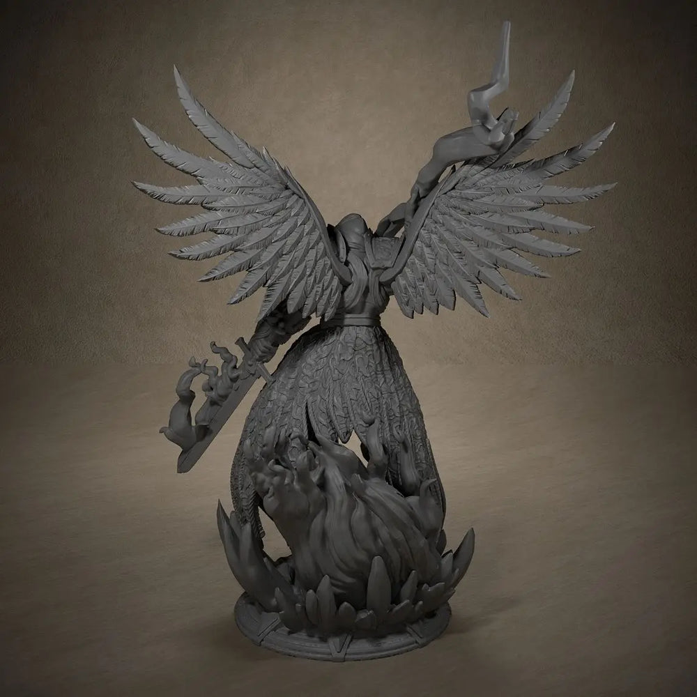 85mm Justice Angel Edridion, Resin Model Figure Kit, Fantasy Theme, Unassembled and Unpainted