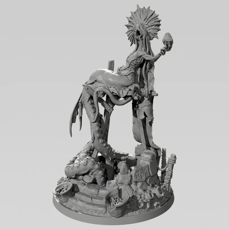 90mm Mythical Ghost Mother, Resin Model Figure Kit, Mythology Theme, Unassembled and Unpainted