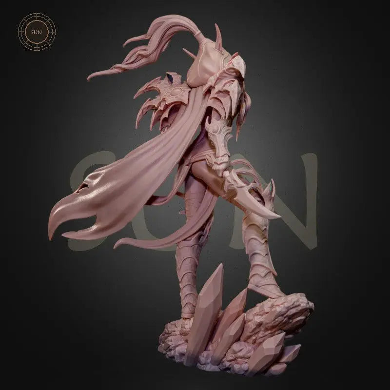 230mm Valeera Blood Elf, Resin Model Figure Kit, Fantasy Theme, Unassembled and Unpainted
