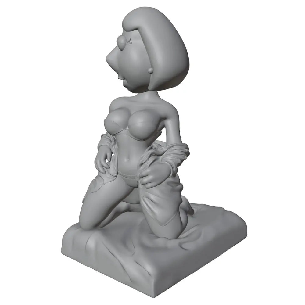 75mm Female Pinup, Resin Model Figure Kit, Unassembled and Unpainted