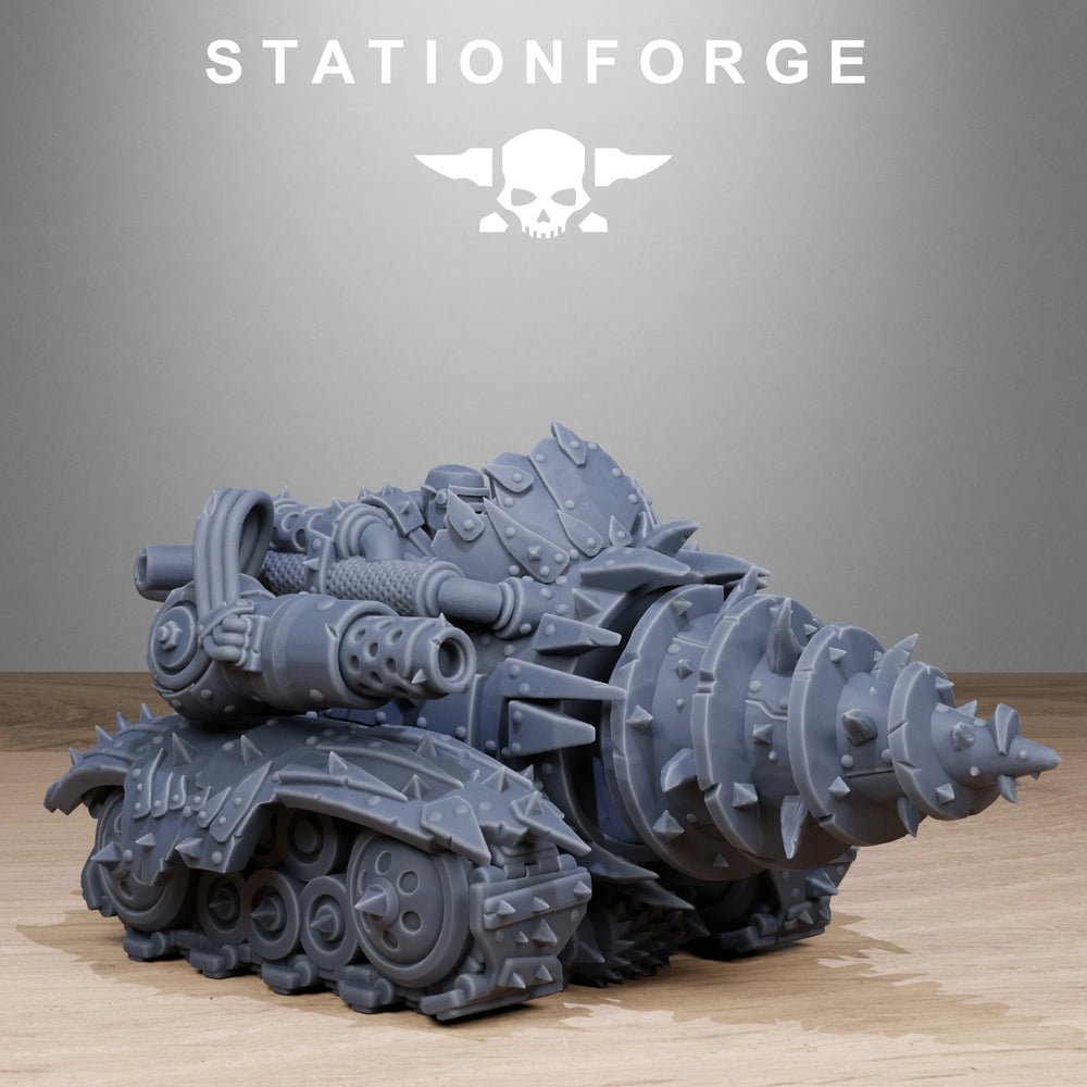 Drill Engine, Resin Model Accessory Kit, Sci-Fi Theme, Unpainted