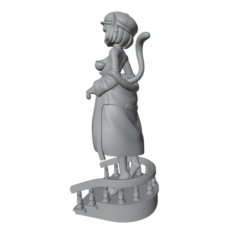 1/24 Cat-Girl, Resin Model Figure Kit, Anime Theme, Unassembled and Unpainted