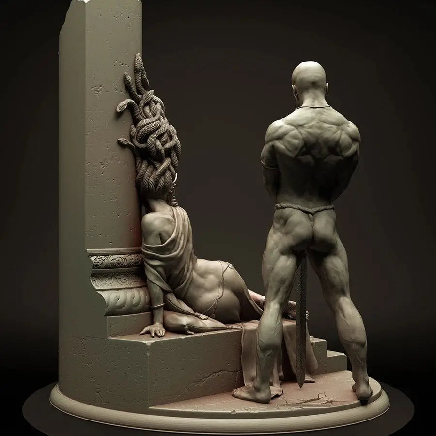 1/24 Classical Greco-Roman, 6 Figures, Resin Model Diorama Kit, Mythology Theme, Unassembled and Unpainted