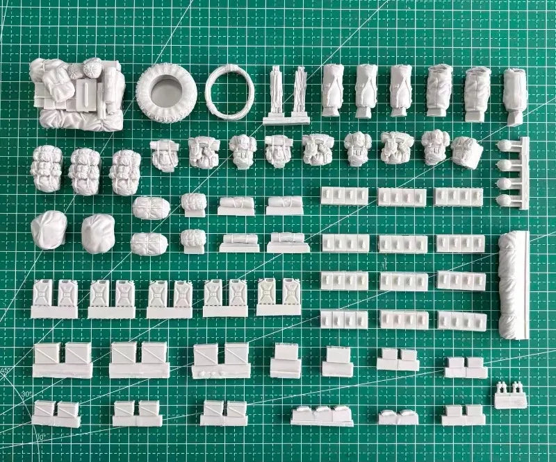 1/35 Modern Stryker Vehicle Stowage Set, Resin Model Vehicle Kit, Unassembled and Unpainted