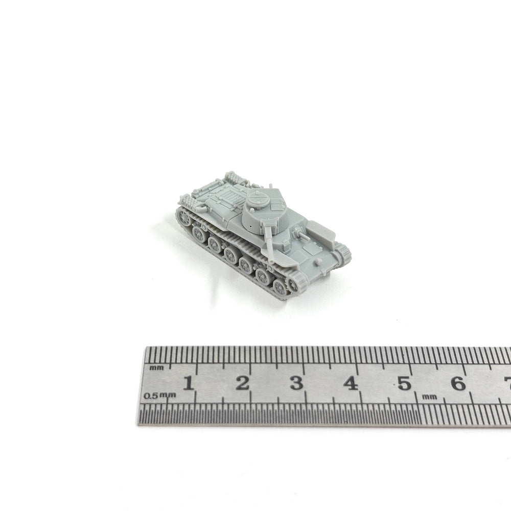 1/144 WWII Japanese Type 97 Chi-Ha Tank, Resin Model Vehicle Kit, Unassembled and Unpainted