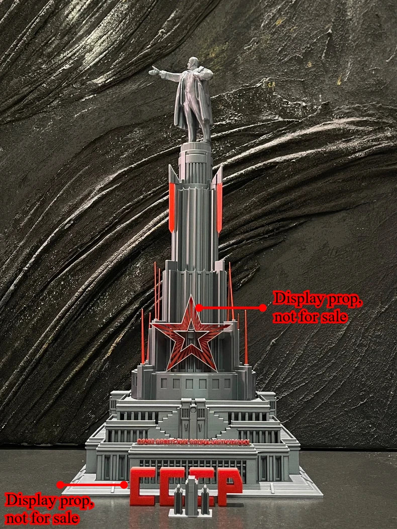 Cold War Soviet Palace of Soviets with Lenin, Resin Model Terrain Kit, Unpainted