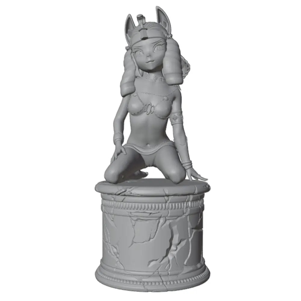 75mm Winged Female, Resin Model Figure Kit, Fantasy Theme, Unassembled and Unpainted