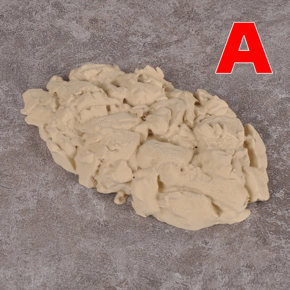 1/64 Gobi Desert Landscape, Resin Model Diorama Kit, Unassembled and Unpainted