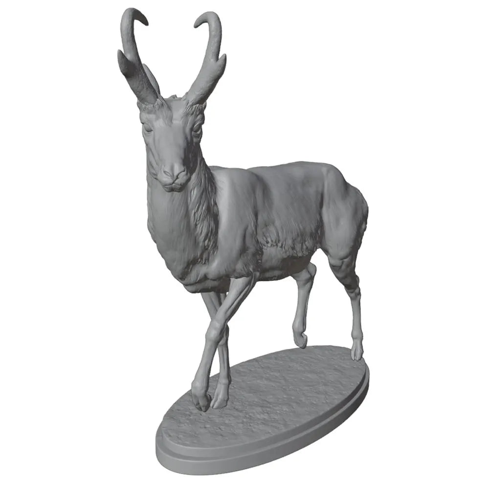 28mm Antelope Herd, 6 Figures, Resin Model Creature Kit, Wildlife Theme, Unassembled and Unpainted