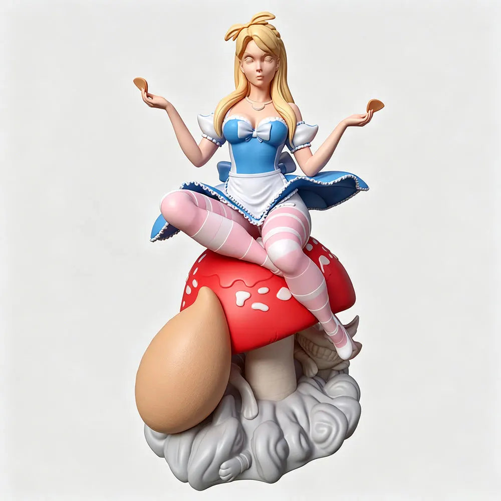 1/24 Four-Armed Fantasy Female on Cloud, Resin Model Figure Kit, Unassembled and Unpainted