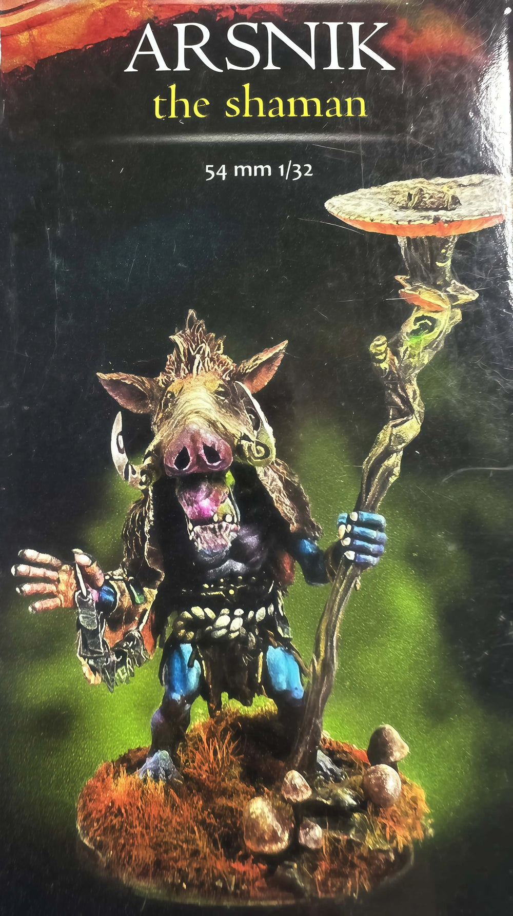 54mm Shaman Priest, Resin Model Figure Kit, Fantasy Theme, Unassembled and Unpainted