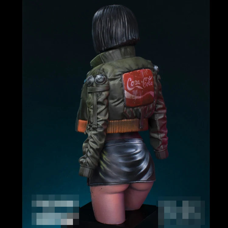 1/10 Modern C.O.R.A. Anime Soldier, Resin Model Bust Kit, Unassembled and Unpainted