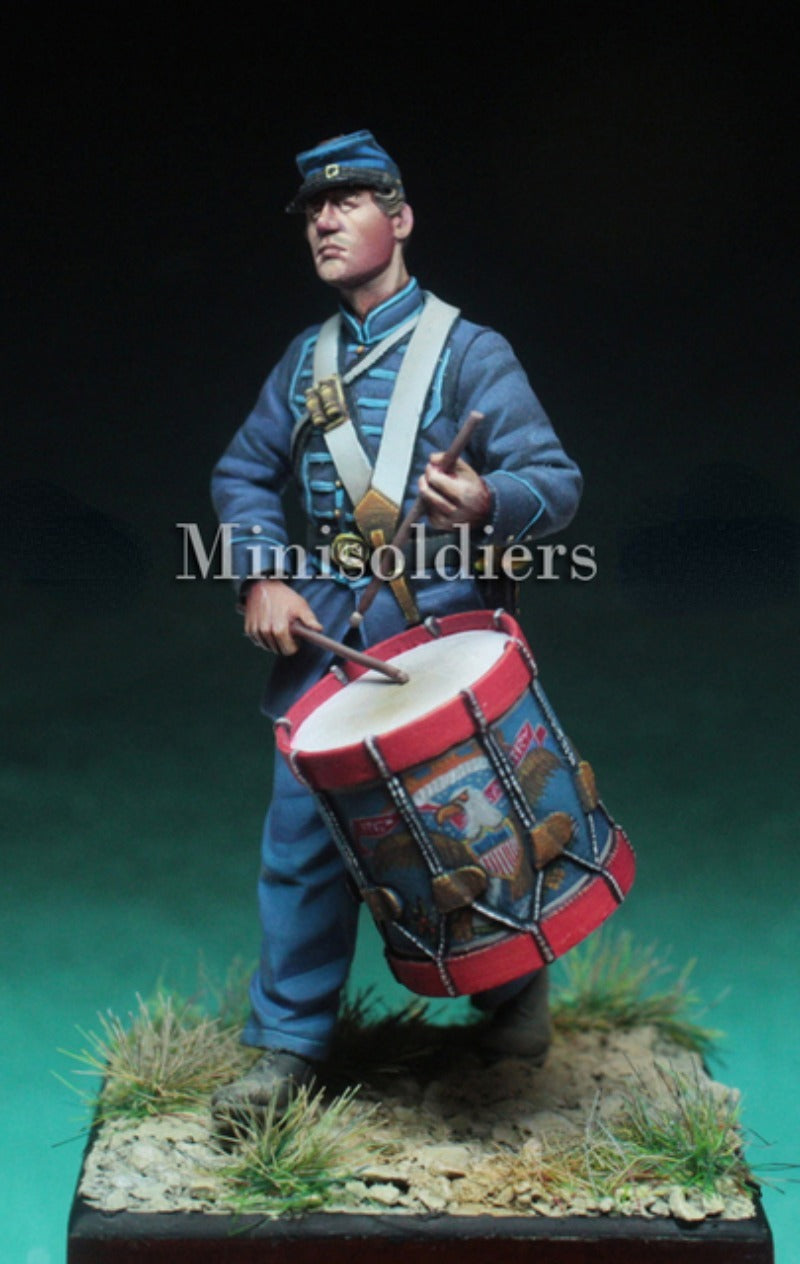 1/35 WWI Drummer Soldier, Resin Model Figure Kit, Unassembled and Unpainted