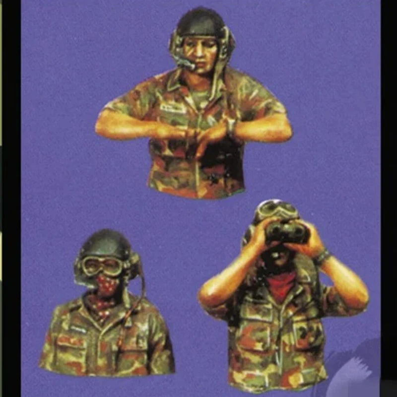 1/35 WWII American Tank Soldier, Resin Model Figure Kit, Unassembled and Unpainted