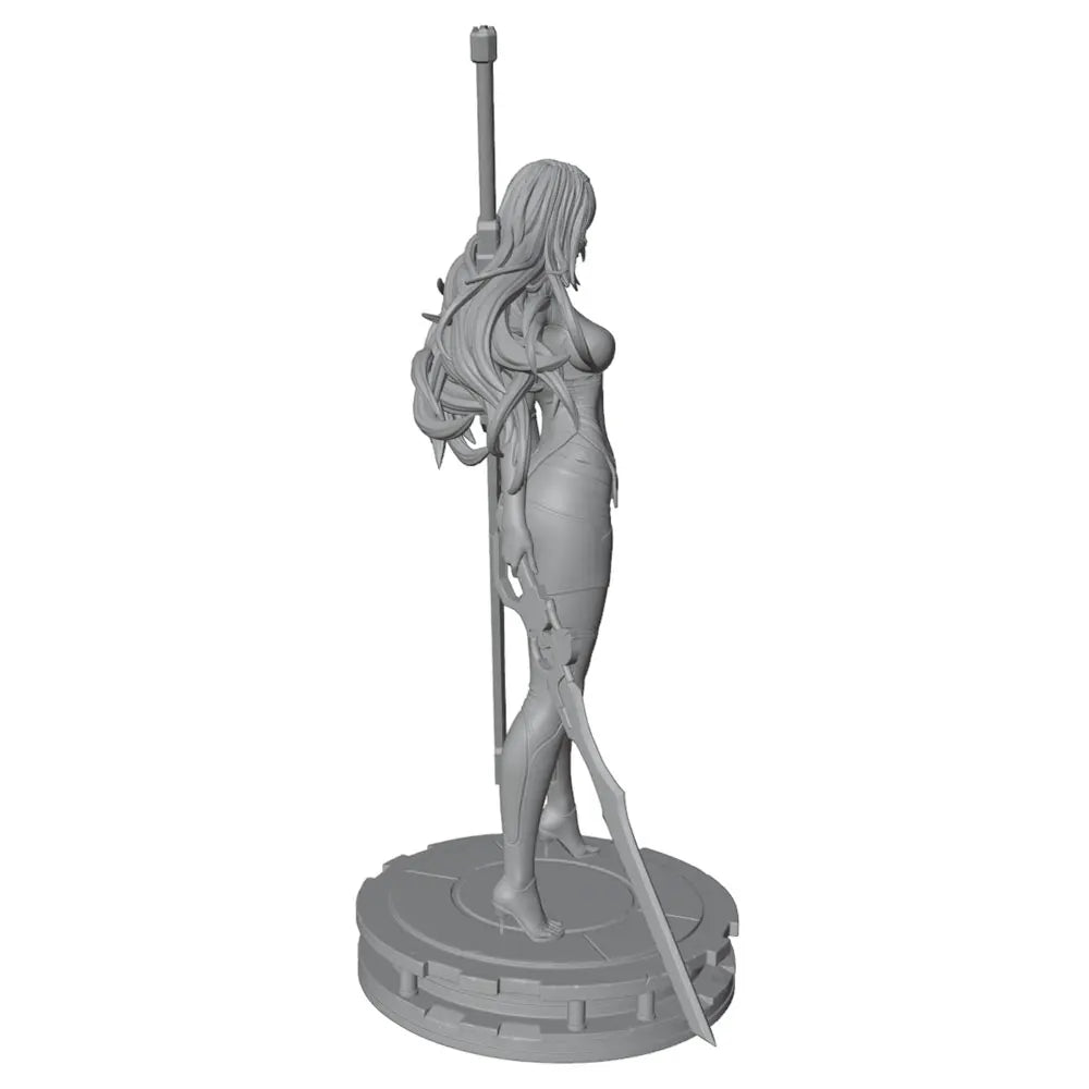 75mm Female Ranger, Resin Model Figure Kit, Fantasy Theme, Unassembled and Unpainted