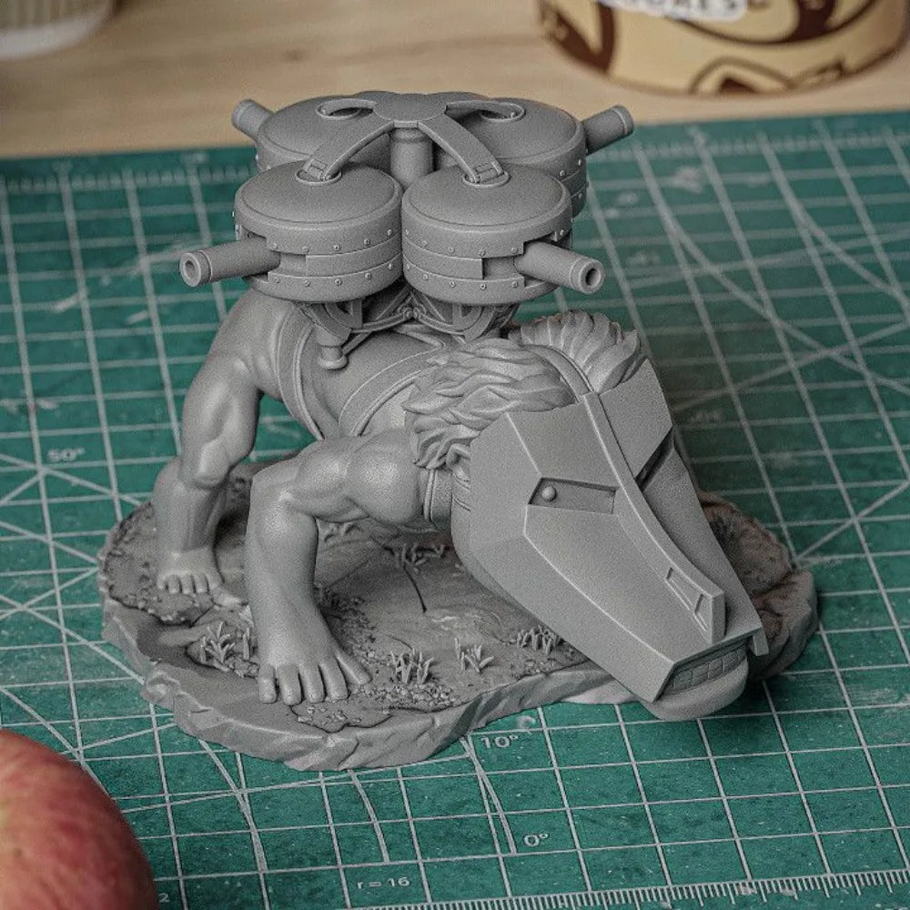 Mechanical Beast, Resin Model Creature Kit, Sci-Fi Theme, Unassembled and Unpainted