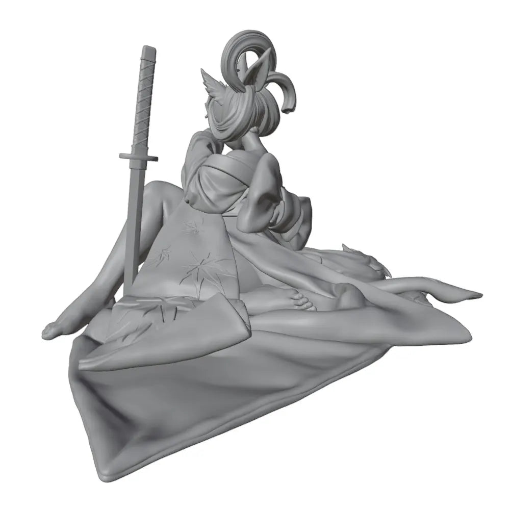 1/24 Spear Warrior, Resin Model Figure Kit, Fantasy Theme, Unassembled and Unpainted