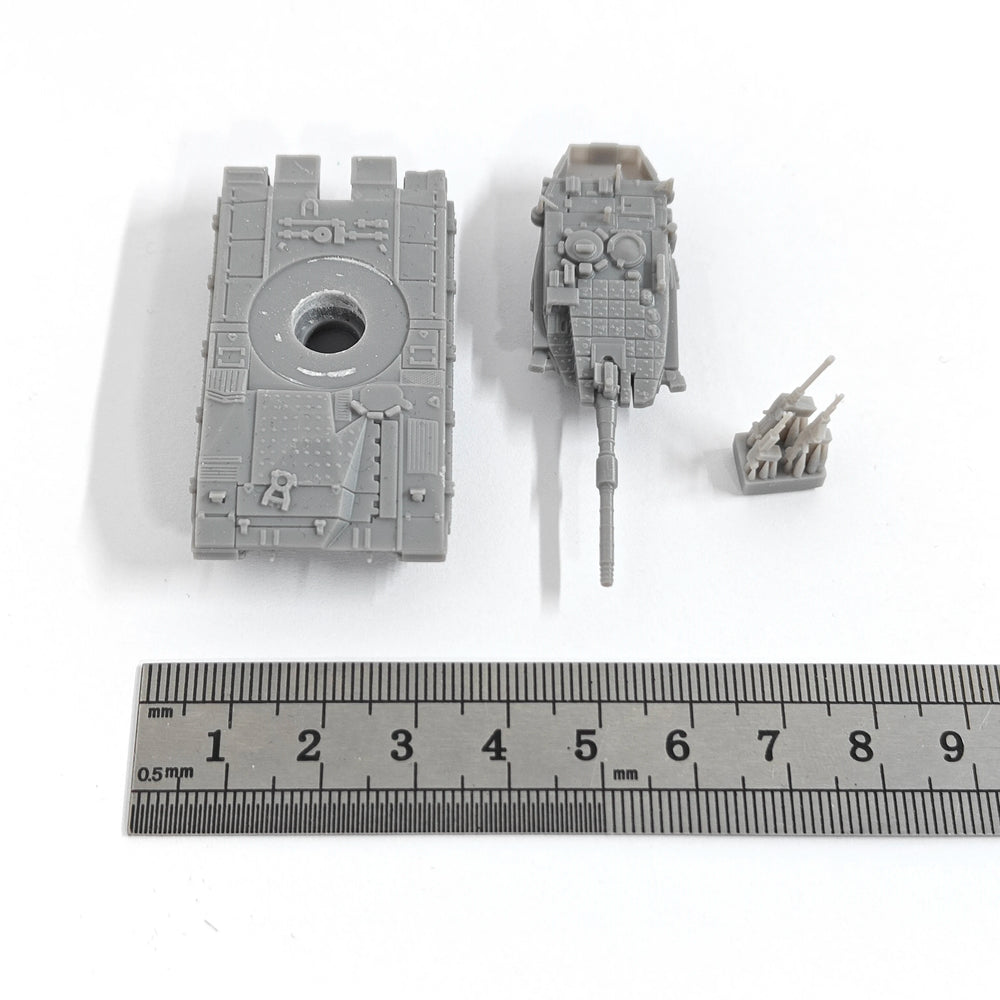 1/144 Modern Merkava Mk.3 Main Battle Tank, Resin Model Vehicle Kit, Unassembled and Unpainted