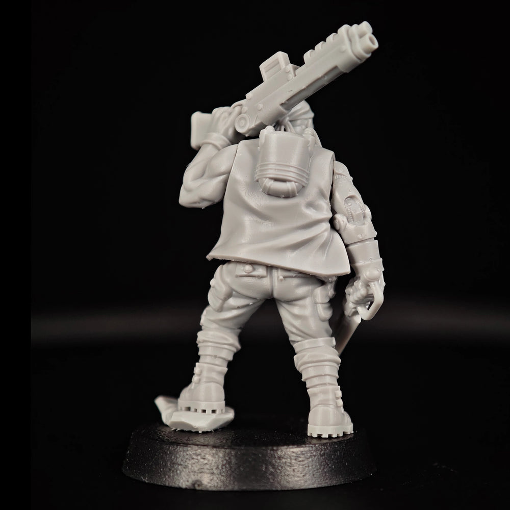 25mm Plasma Soldier, Resin Model Figure Kit, Fantasy Theme, Unassembled and Unpainted