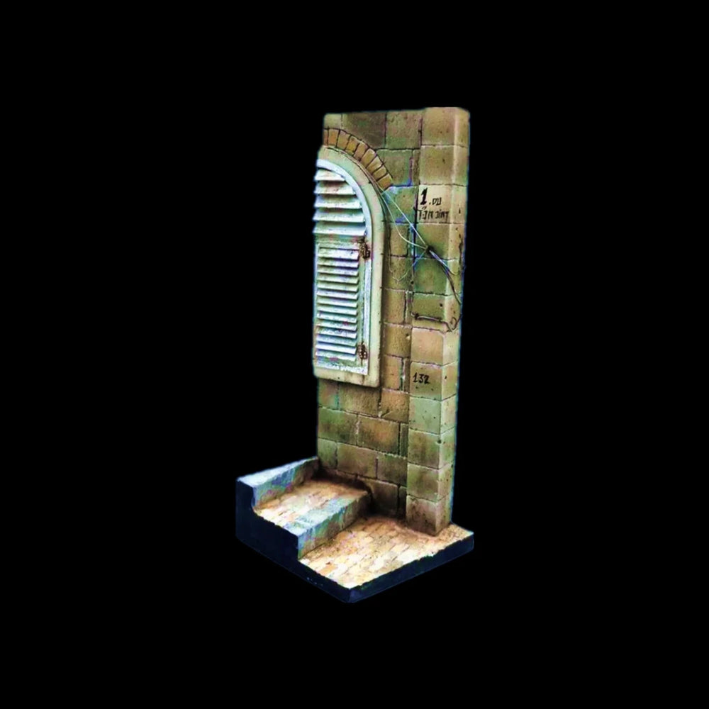 1/35 Middle Eastern House Corner, Resin Model Terrain Kit, Historical Theme, Unpainted