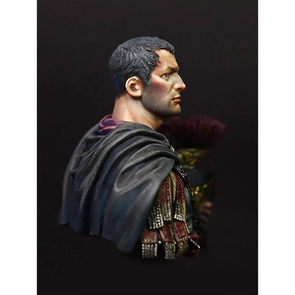 1/10 Ancient Roman General in Ornate Segmented Armor, Resin Model Bust Kit, Unassembled and Unpainted