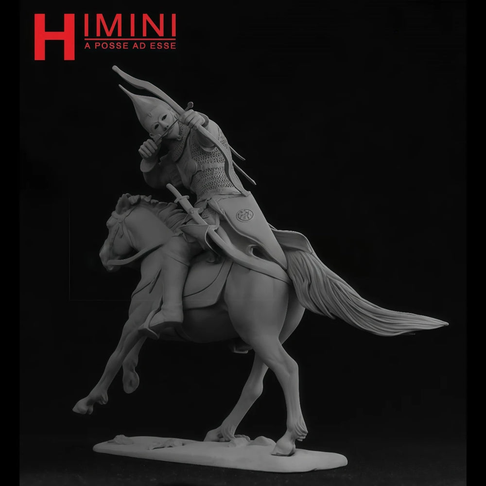 75mm Medieval Cuman Horse Archer, Resin Model Figure Kit, Unassembled and Unpainted