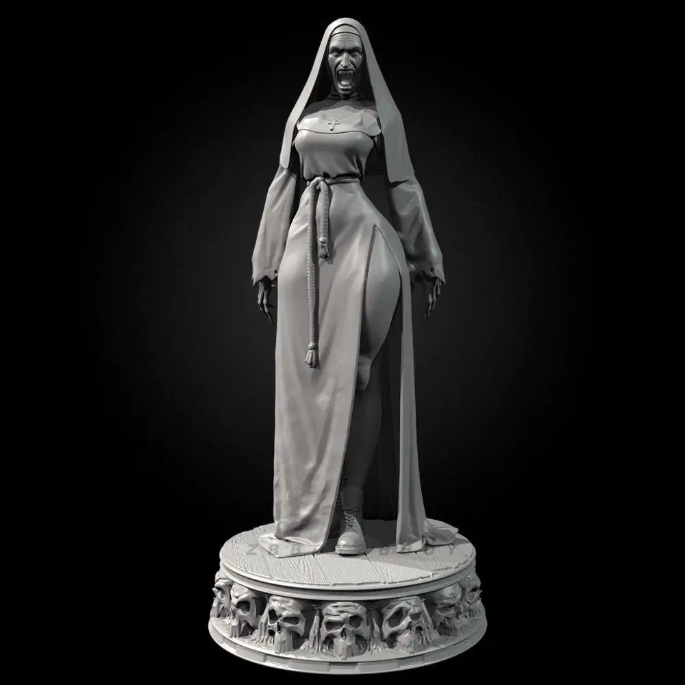 50mm Demon Nun, Resin Model Figure Kit, Fantasy Theme, Unassembled and Unpainted