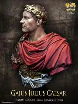 1/10 Ancient Roman Commander in Red Cape with Laurel Wreath, Resin Model Bust Kit, Unassembled and Unpainted