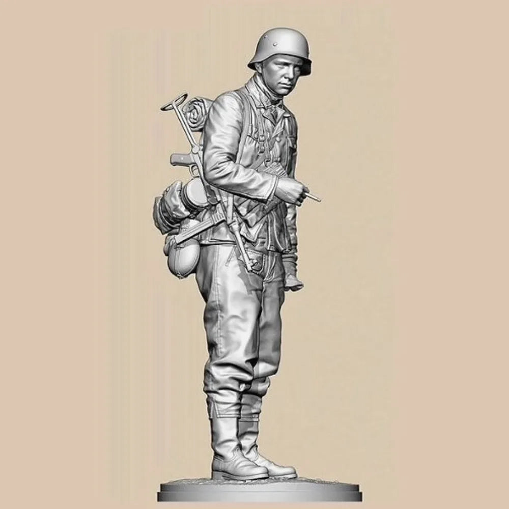 50mm Vietnam War U.S. Soldiers, 3 Figures, Resin Model Figure Kit, Unassembled and Unpainted