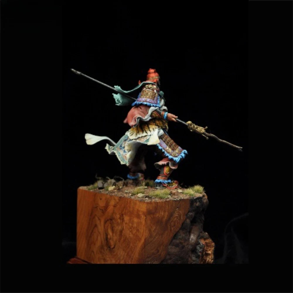 1/16 Ancient Zhang Fei, Resin Model Figure Kit, Unassembled and Unpainted