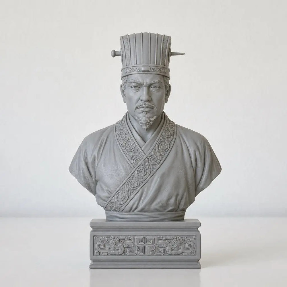 Ancient Chinese Strategist Busts, 3 Figures, Resin Model Bust Kit, Unassembled and Unpainted