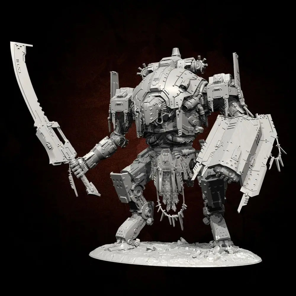 105mm Mechanical Planet Warrior, Resin Model Figure Kit, Sci-Fi Theme, Unassembled and Unpainted