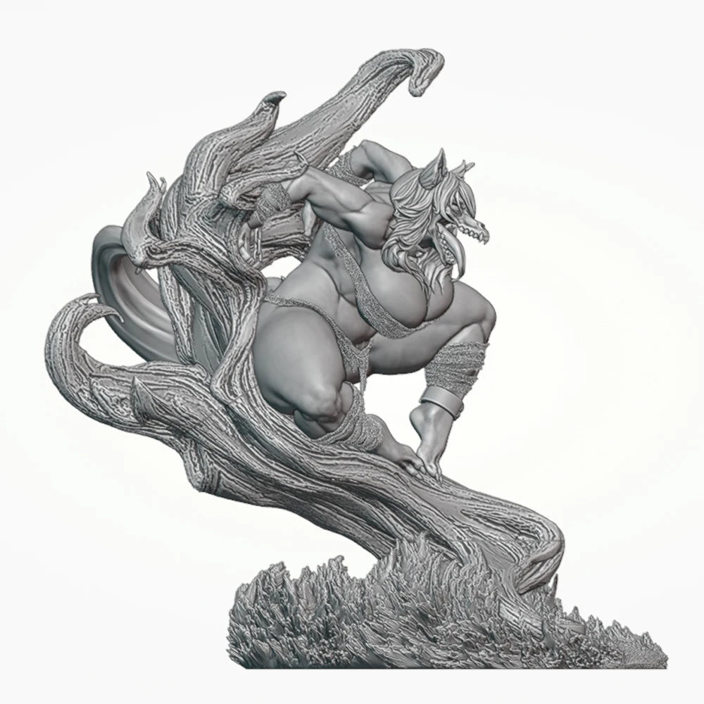 1/24 Demon Creature with Tentacles, 6 Figures, Resin Model Figure Kit, Fantasy Theme, Unassembled and Unpainted