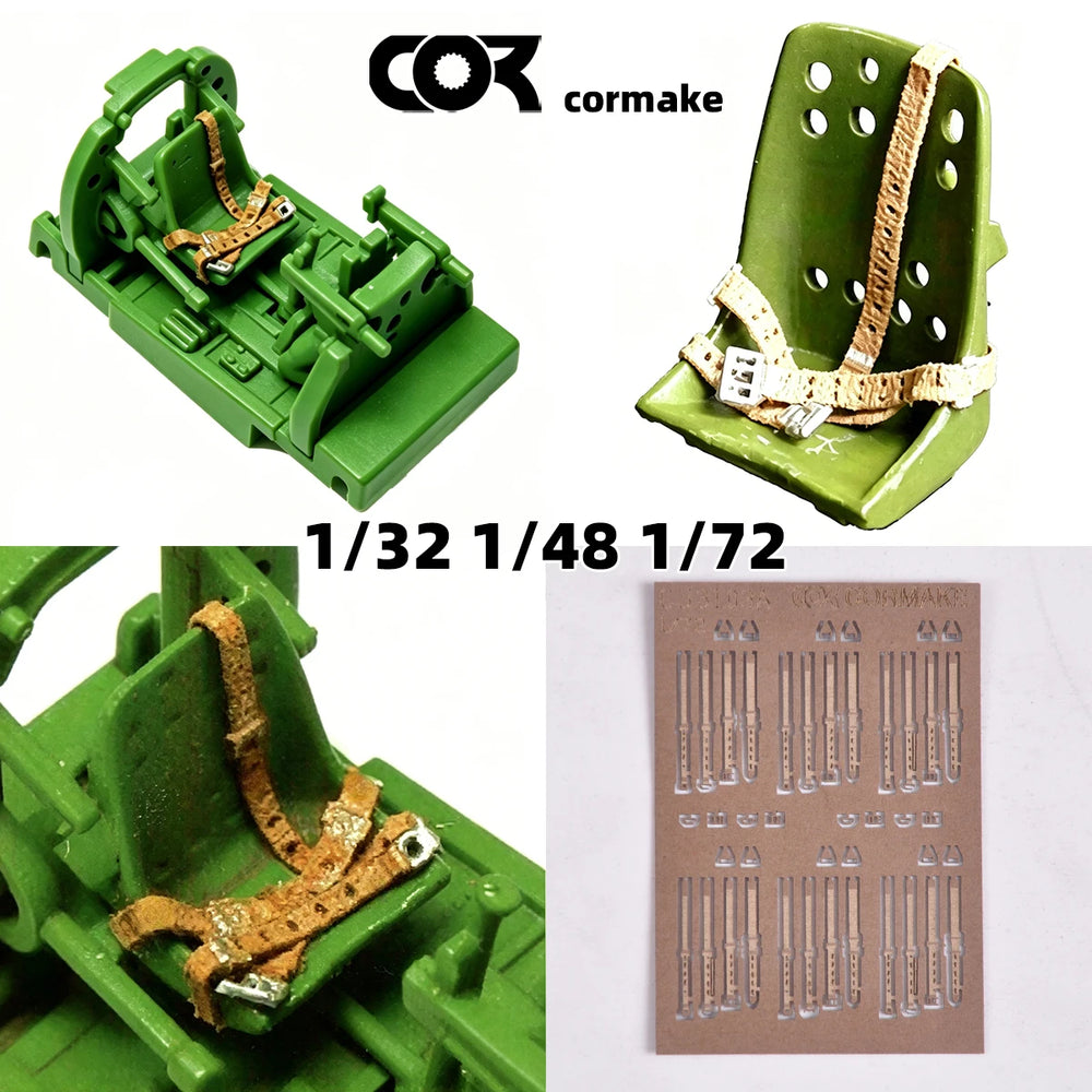 1/32 WWII Japanese Aircraft Pilot Seat, Resin Model Accessory Kit, Unpainted
