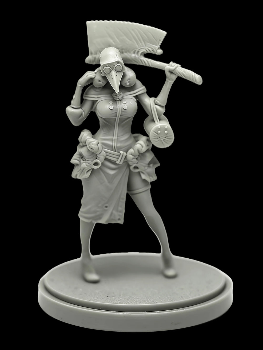 40mm Crow Warrior, Resin Model Figure Kit, Fantasy Theme, Unassembled and Unpainted