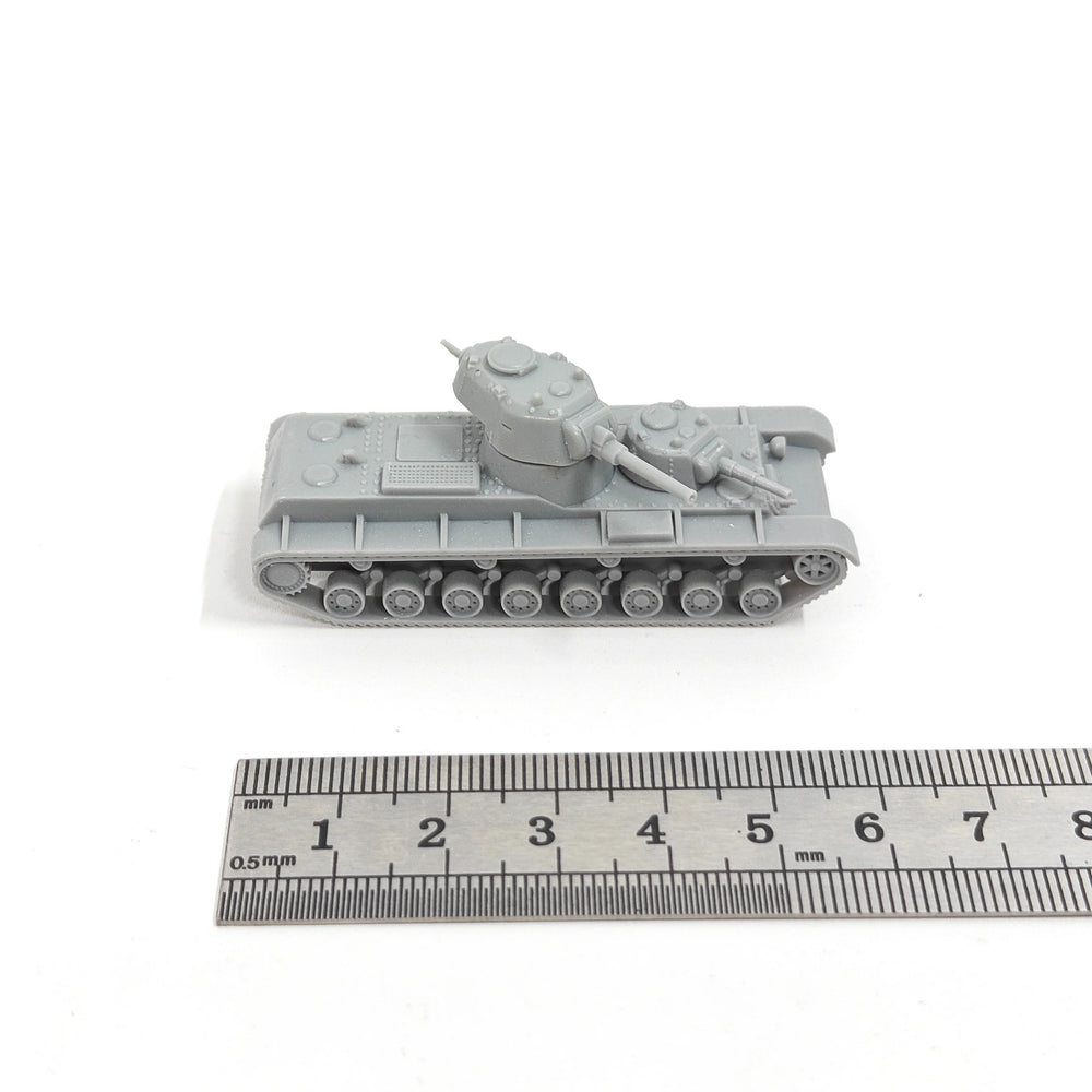 1/144 WWII Soviet SMK Heavy Tank, Resin Model Vehicle Kit, Unassembled and Unpainted