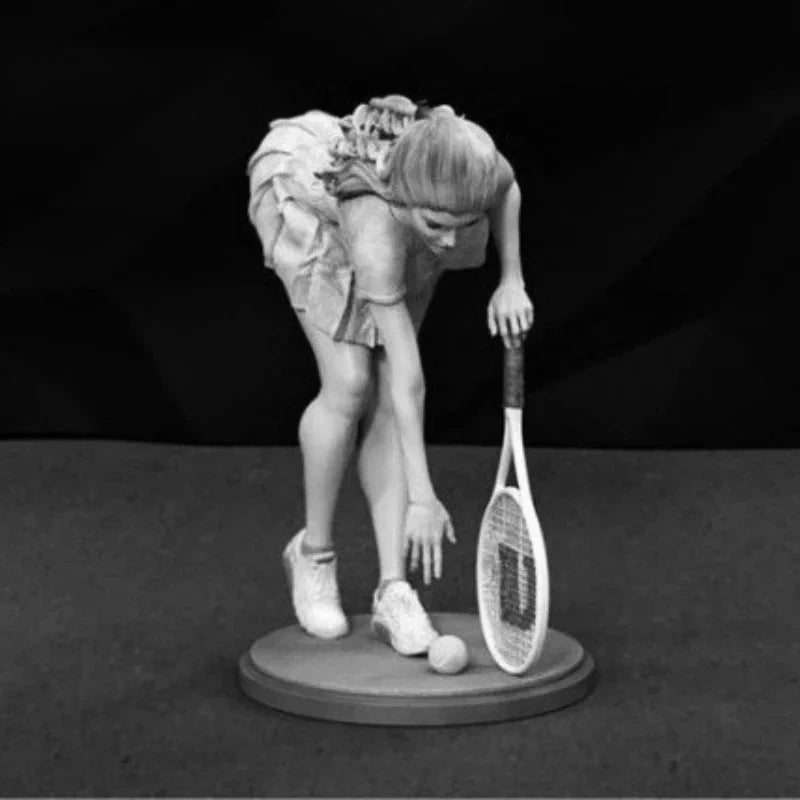 1/24 Modern Female Tennis Player, Resin Model Figure Kit, Unassembled and Unpainted