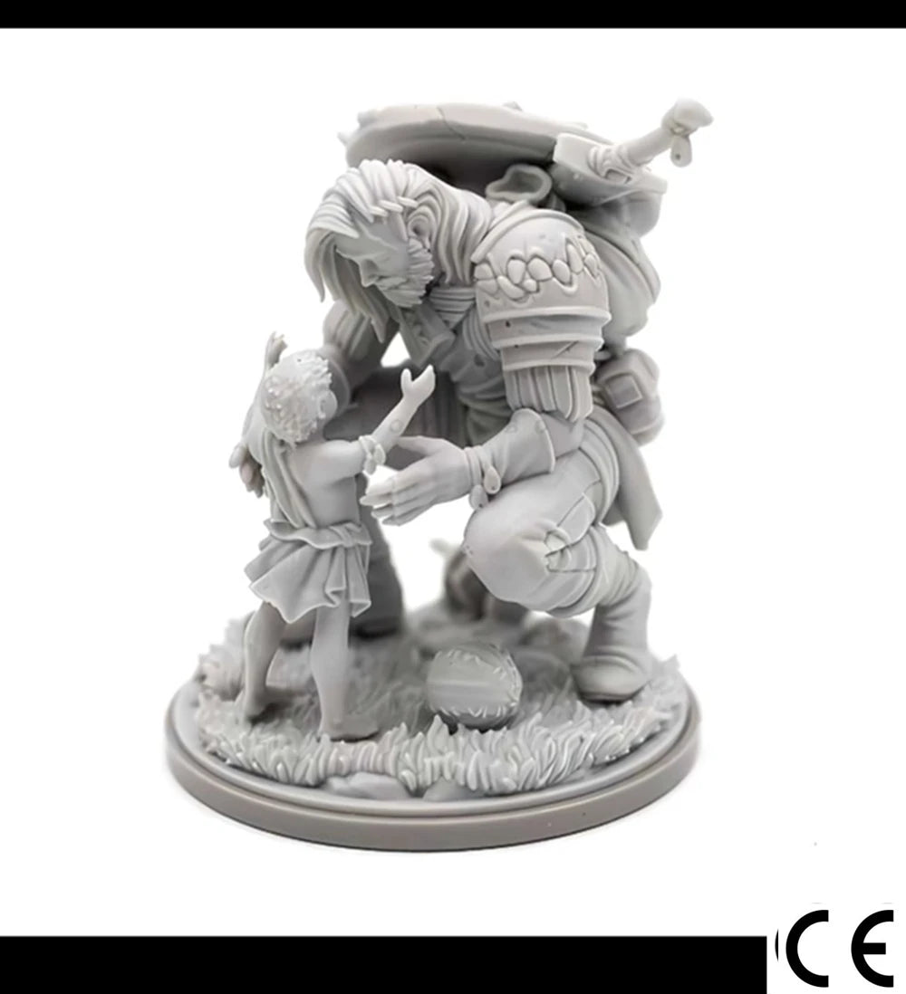 30mm Dead Kingdom Father & Son, 2 Figures, Resin Model Diorama Kit, Fantasy Theme, Unassembled and Unpainted