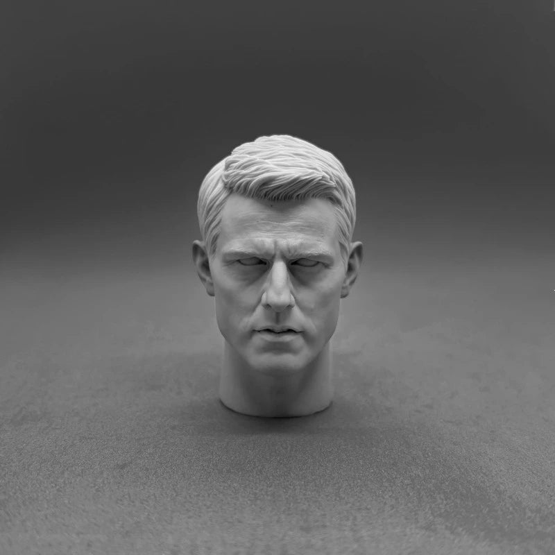 1/6 American Actor Tom Head, Resin Model Bust Kit, Historical Theme, Unassembled and Unpainted