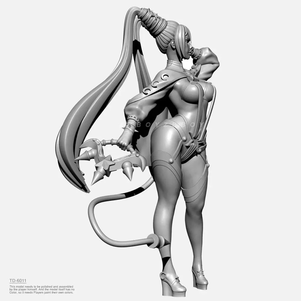 50mm Fairy Girl with Wings, Resin Model Figure Kit, Fantasy Theme, Unassembled and Unpainted