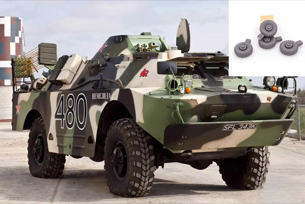 1/35 Cold War Soviet BRDM-2/3 Scout Vehicle, Resin Model Vehicle Kit, Unassembled and Unpainted