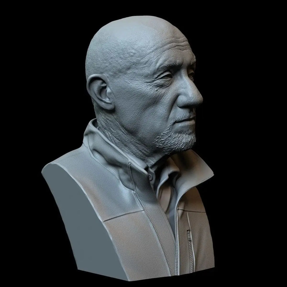 80mm Modern Breaking Bad Characters, 3 Figures, Resin Model Bust Kit, Unassembled and Unpainted